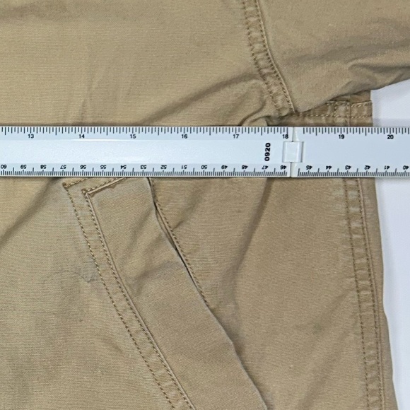 Vintage 90s LL Bean Barn Coat Size S Pet Tan Brown Worn Chore Work Jacket As Is* - Picture 6 of 8